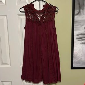 Altar’d State Medium burgundy dress